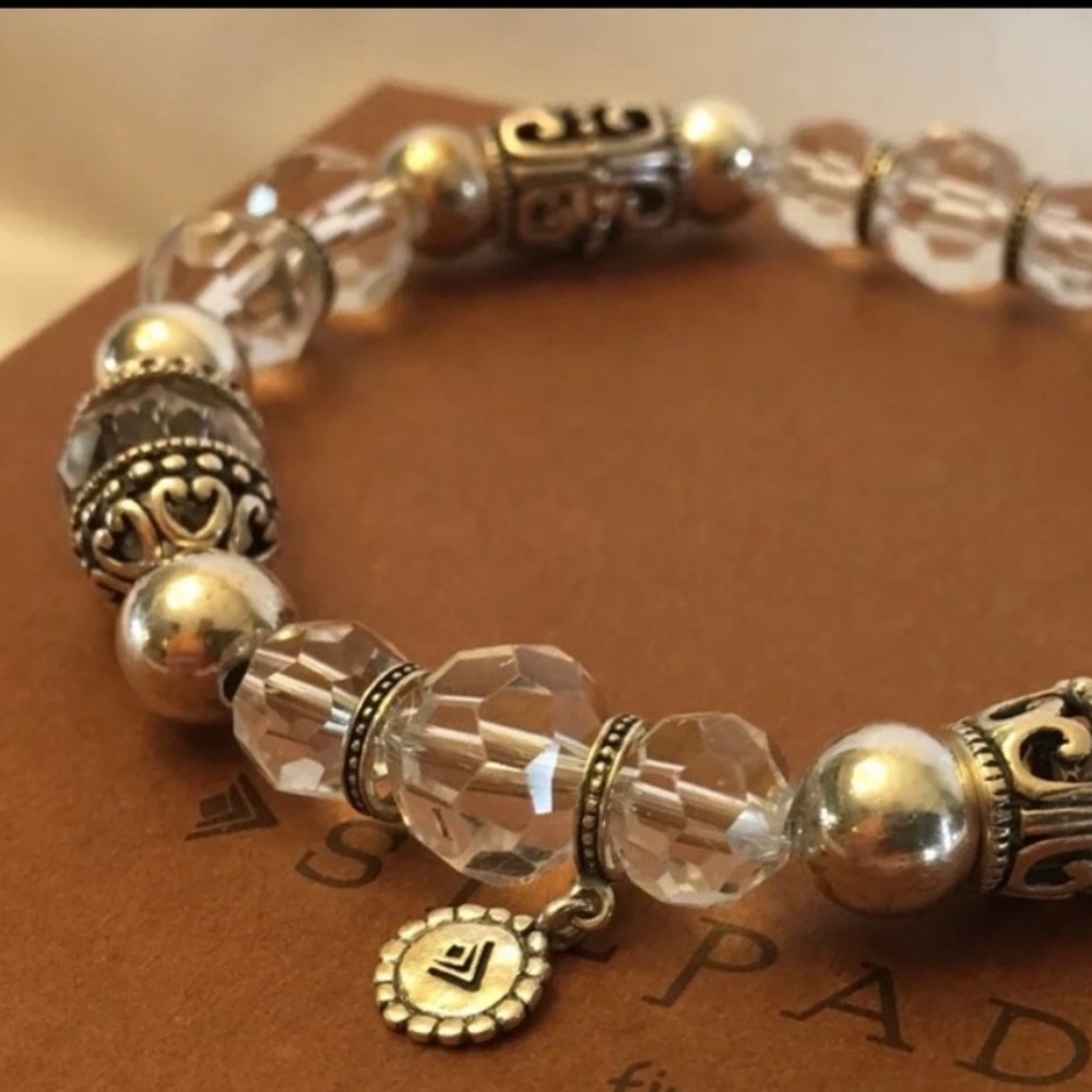Silpada Glass Bead Sterling Silver Bracelet B2413 - Picture 5 of 15